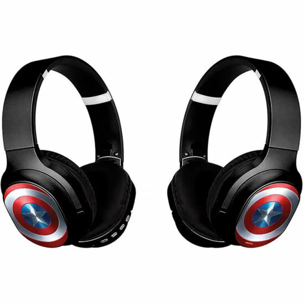Casque Sans Fil Captain America Marvel ERT avec Son Stéréo et Micro HD