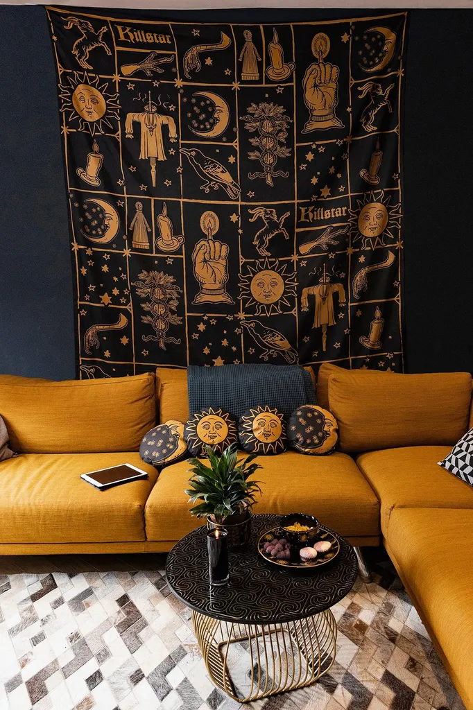 KILLSTAR Folk Horror Drapeau Poster et Couvre-lit Gothique Occulte