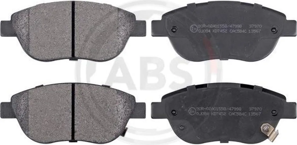 Plaquettes de frein haute durabilité OE 77366481 - Modèle A.B.S. 37970