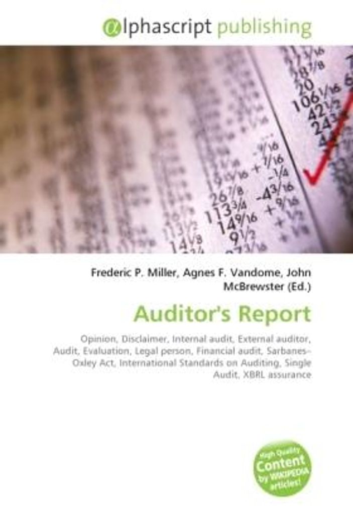Auditor's Report