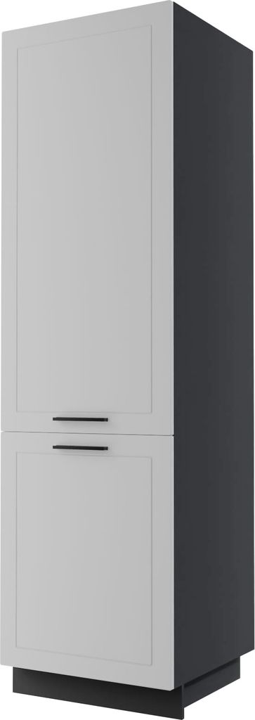 Vorratsschrank KVANTUM Q-D14/DP/60/207 2-türig 60cm Korpus- & Frontfarbe wählbar,weiß matt,schwarz