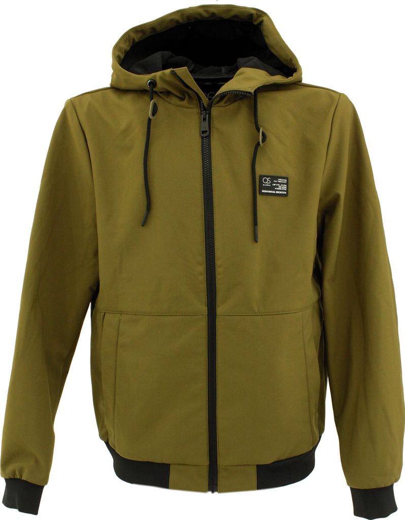 s.Oliver Jacke Outdoor-Softshell-Jacke mit Kapuze und Reißverschluss