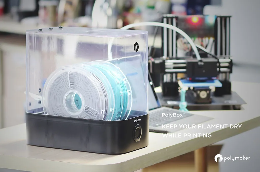 Boîte de Rangement Filament 3D Polymaker PolyBox II avec Hygromètre - 3