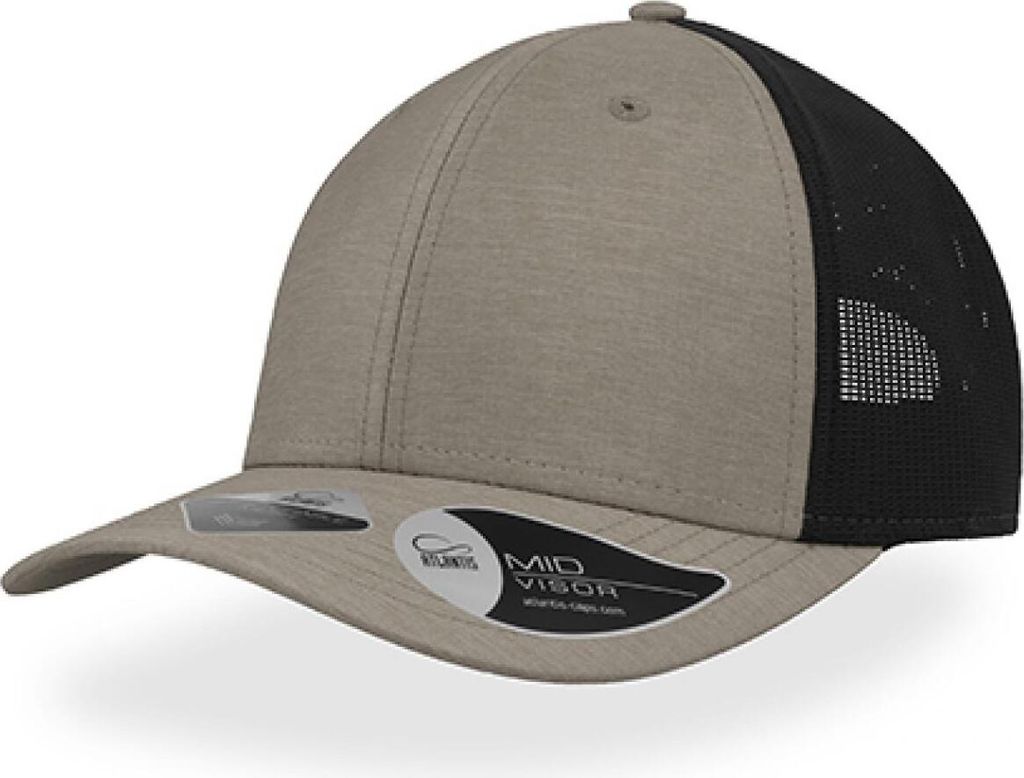 Atlantis WHIP | Whippy Cap, 6-Panel-Mesh-Cap - Farbe: Grey Produktbild 