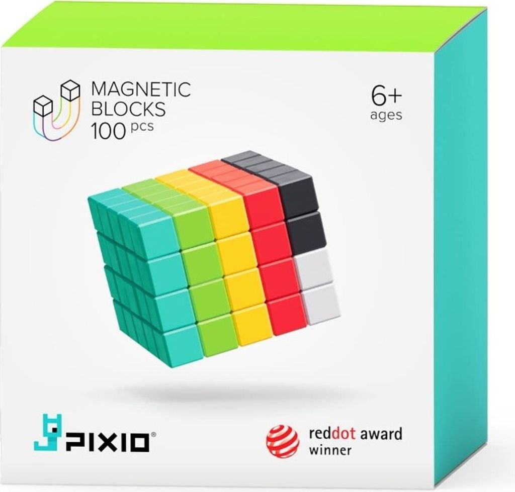 Pixio Magnetická startovací sada hraček 100 kusů Obrázek produktu 