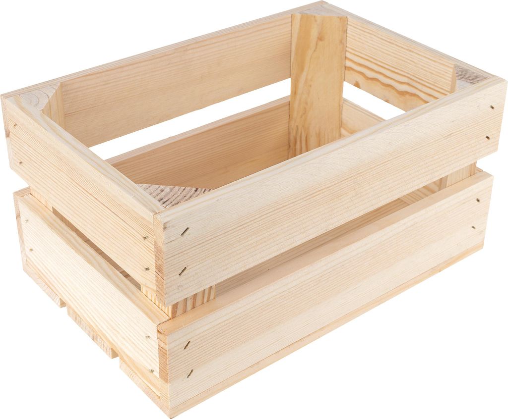 Creative Deco Caisse en Bois Naturel 30x20x15 cm Caisse Image du produit 
