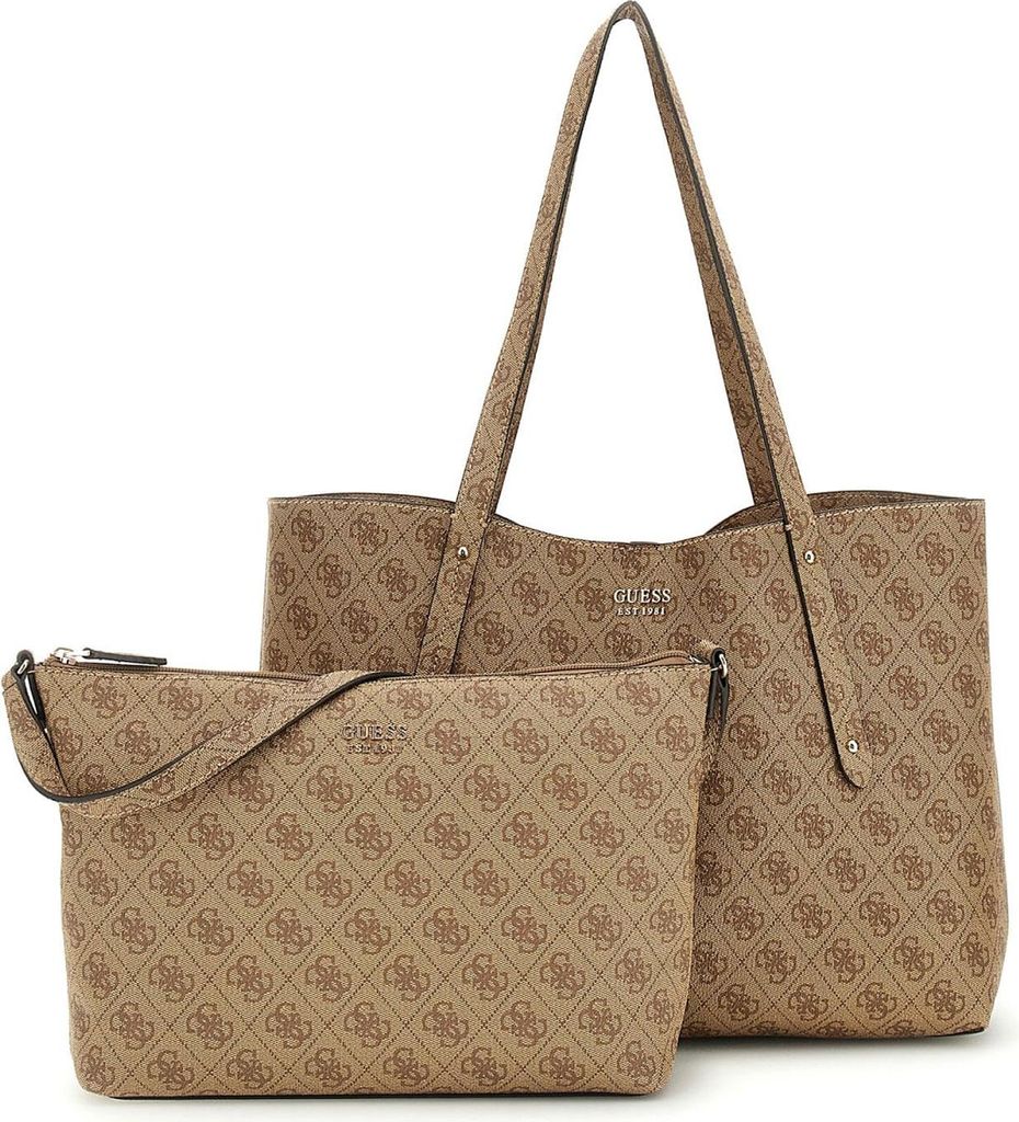 Guess Guess Brenton Tote 2in 1 Sac Beige Image du produit 