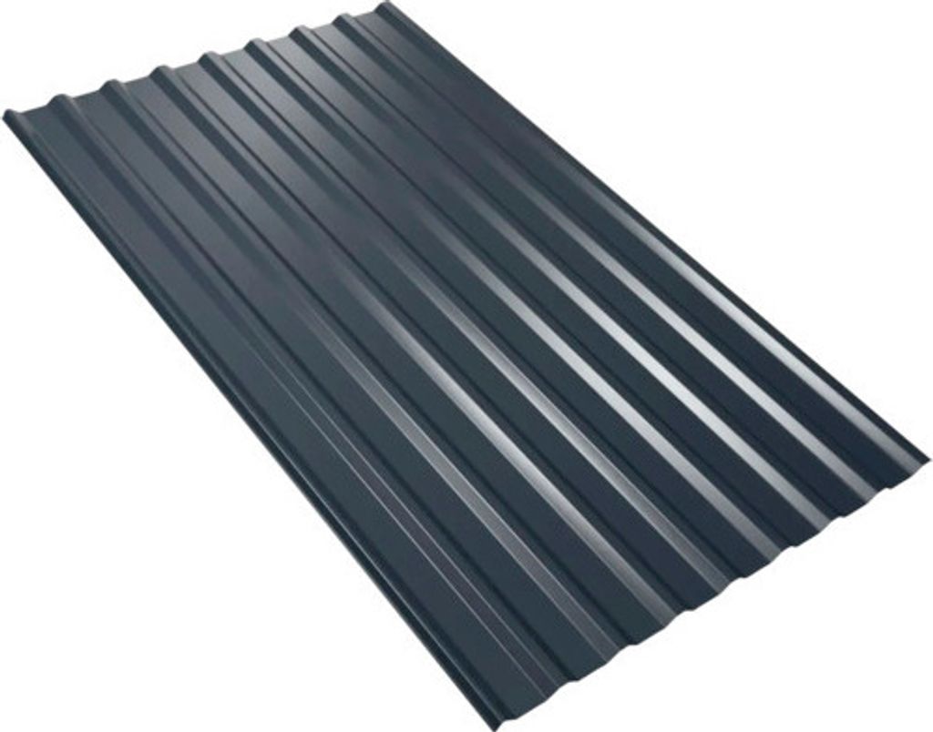 Trapezblech W20 Anthrazitgrau RAL 7016 2000 mm x 1135 mm x 0,5 mm