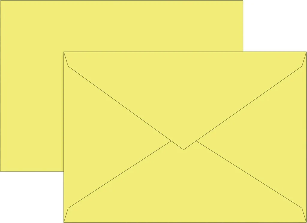 Enveloppe de correspondance C5 jaune BRUNNEN 105125410 papier épais