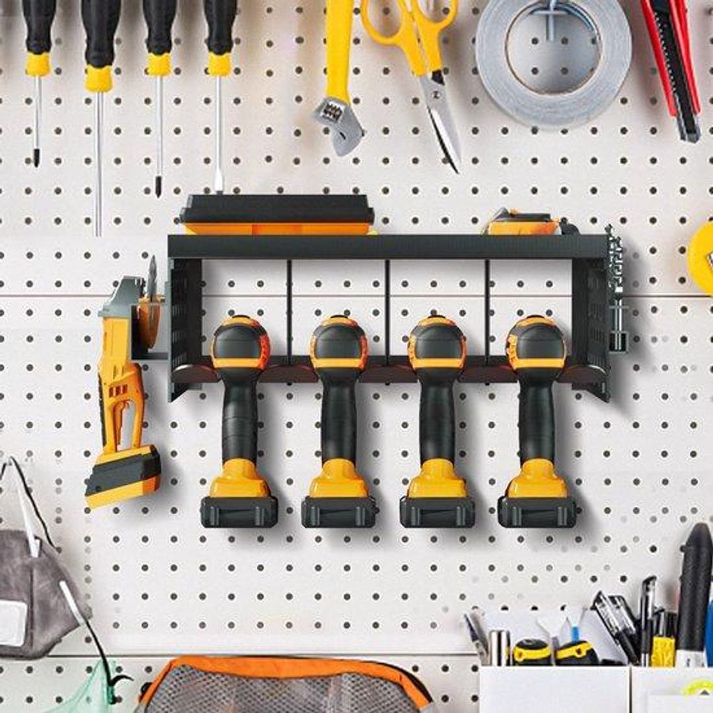 Unyqoos Wandgemonteerte Gereedschap Organizer mit Mehreren Aufbewahrungsmöglichkeiten für Werkstatt und Garage
