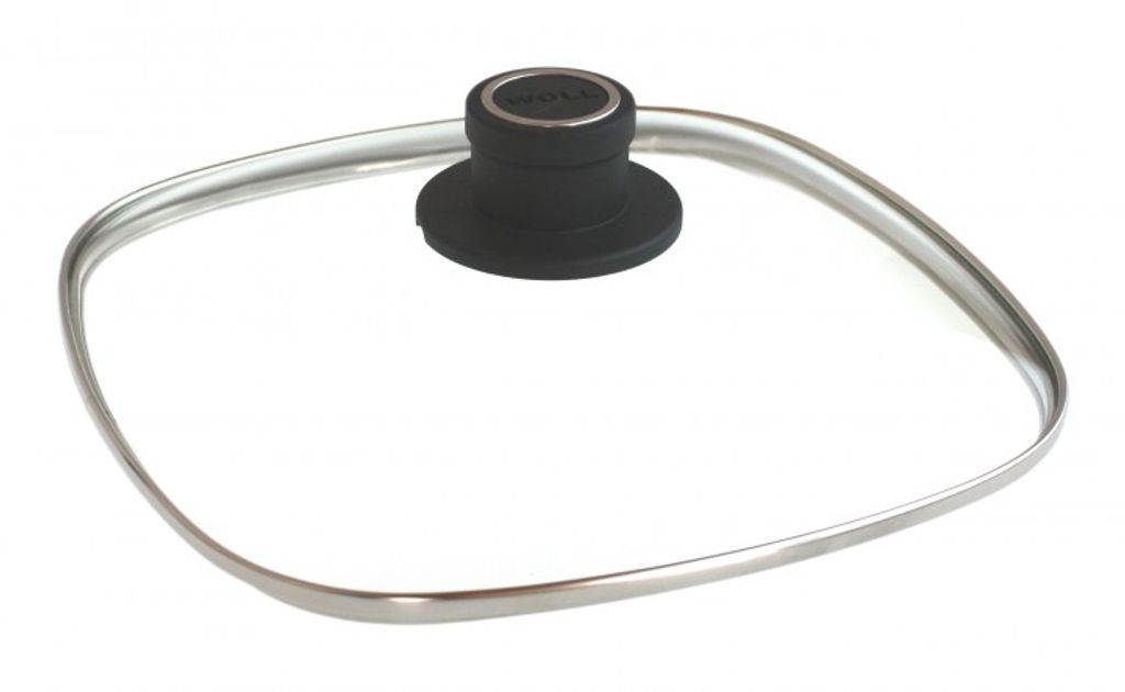 WOLL Glasdeckel quadratisch 26x26 cm aus Sicherheitsglas Produktbild 