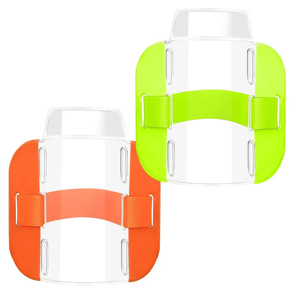 Porte-badge pour secouriste et sécurité - Fixation bras réglable x2
