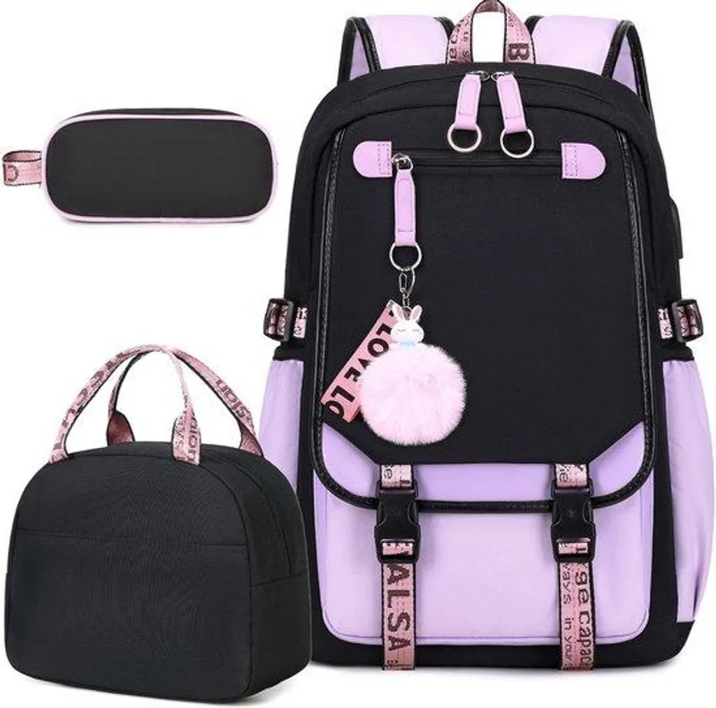 Grand cartable de ville 20L pour cours et travail - Paire imperméable