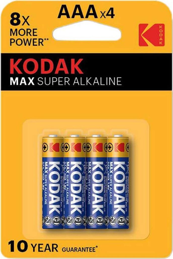 Kodak AAA, Jednorazowa bateria, AAA, Alkaliczny, 1,5 V, 4 Zdjęcie produktu 