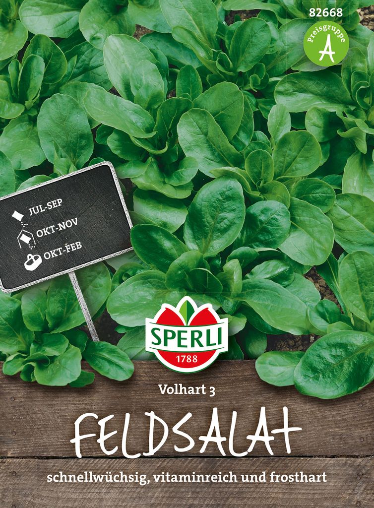 Feldsalat Vollhart 3 | Salatsamen von Sperli
