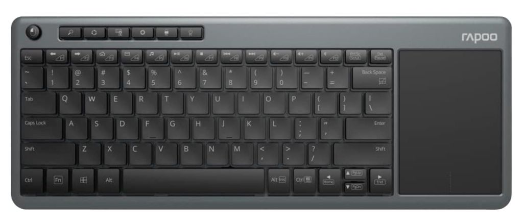 Tastiera touch wireless grigia Rapoo K2600 Immagine del prodotto 