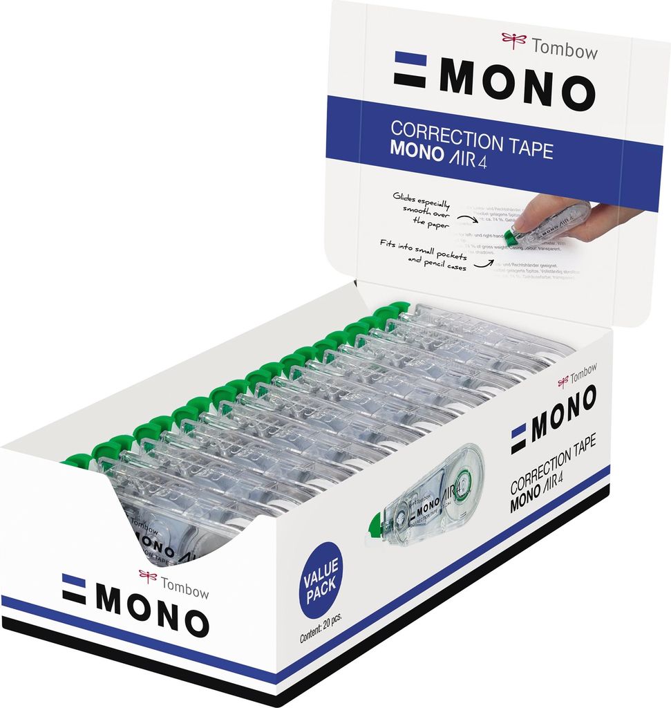 Rullo correttore Tombow "MONO air", confezione da 20 pz Immagine del prodotto 