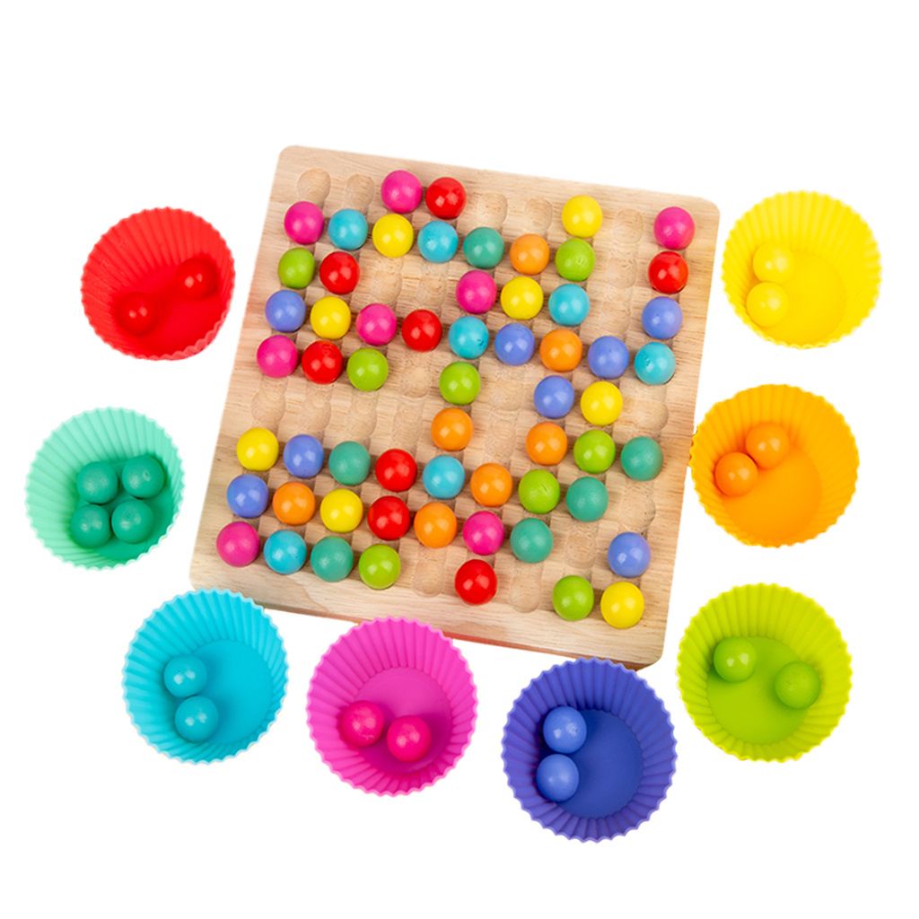 Holz Montessori Sinnes Bunte Geometrische Peg Puzzles Pädagogisches Spielzeug