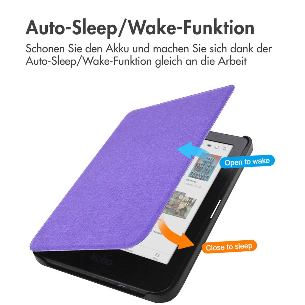 Recensione Custodia imoshion Canvas Viola per Kobo Clara Colour 2024 - 2