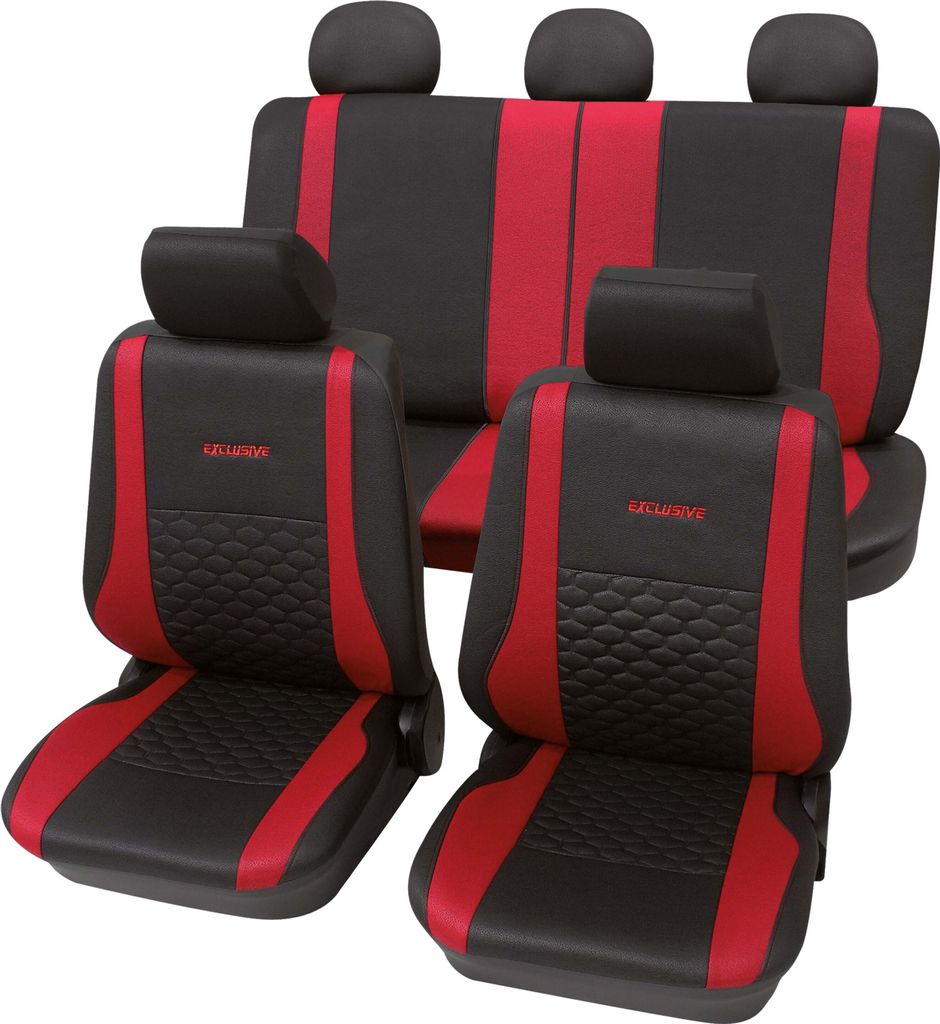Auto Sitzbezüge Universal Komplett Set 17-teilig - Produktbild 