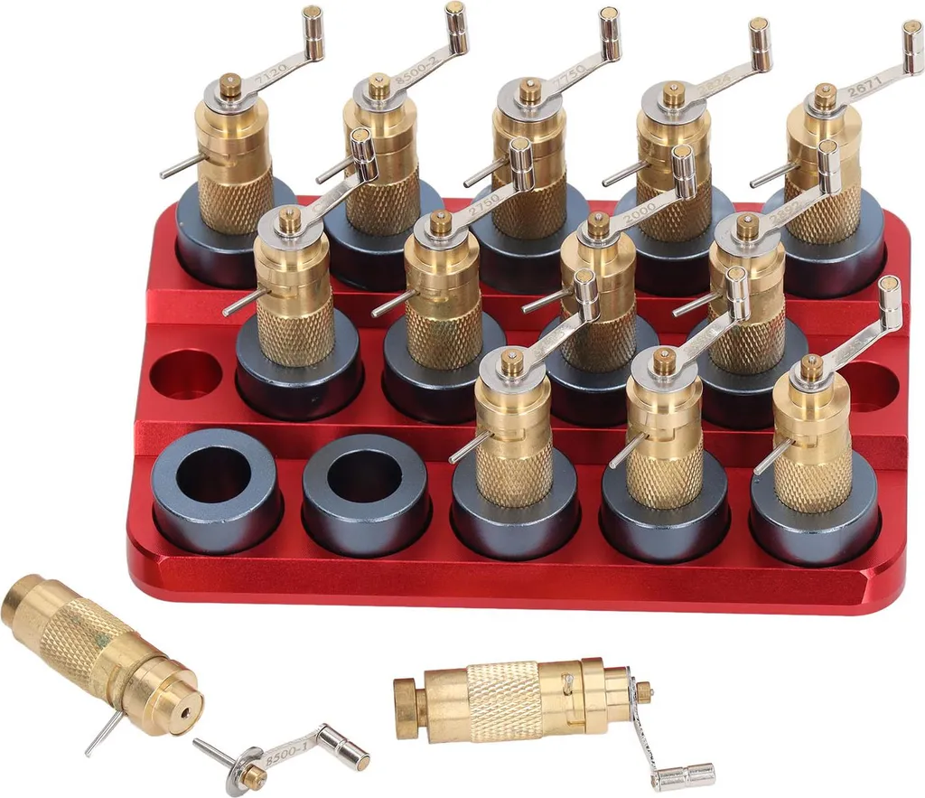 Jeu de 14 outils pour remonter les ressorts de montres en alliage d'aluminium