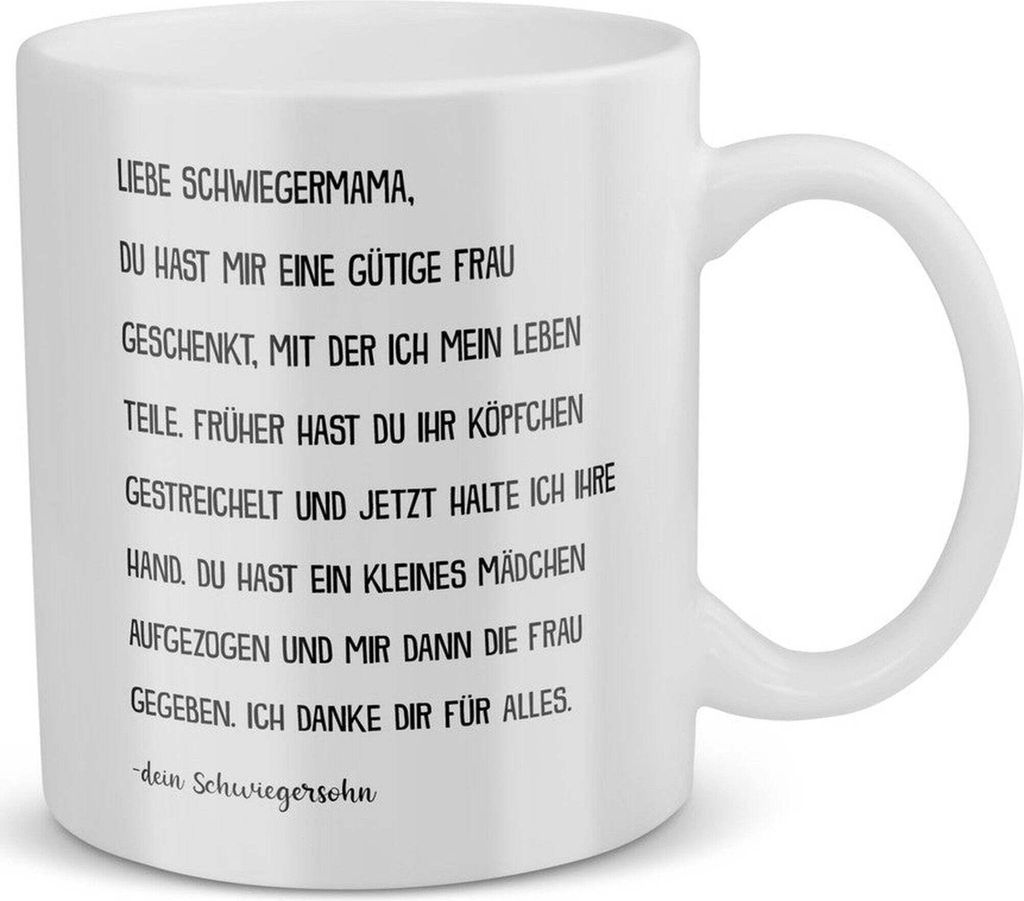 22Feels Schwiegermama Geschenk Hochzeit Frauen Tasse Mutter der Braut des Bräutigams Schwiegermutter Geschenkidee Geburtstag Weihnachten Kaffeetas...