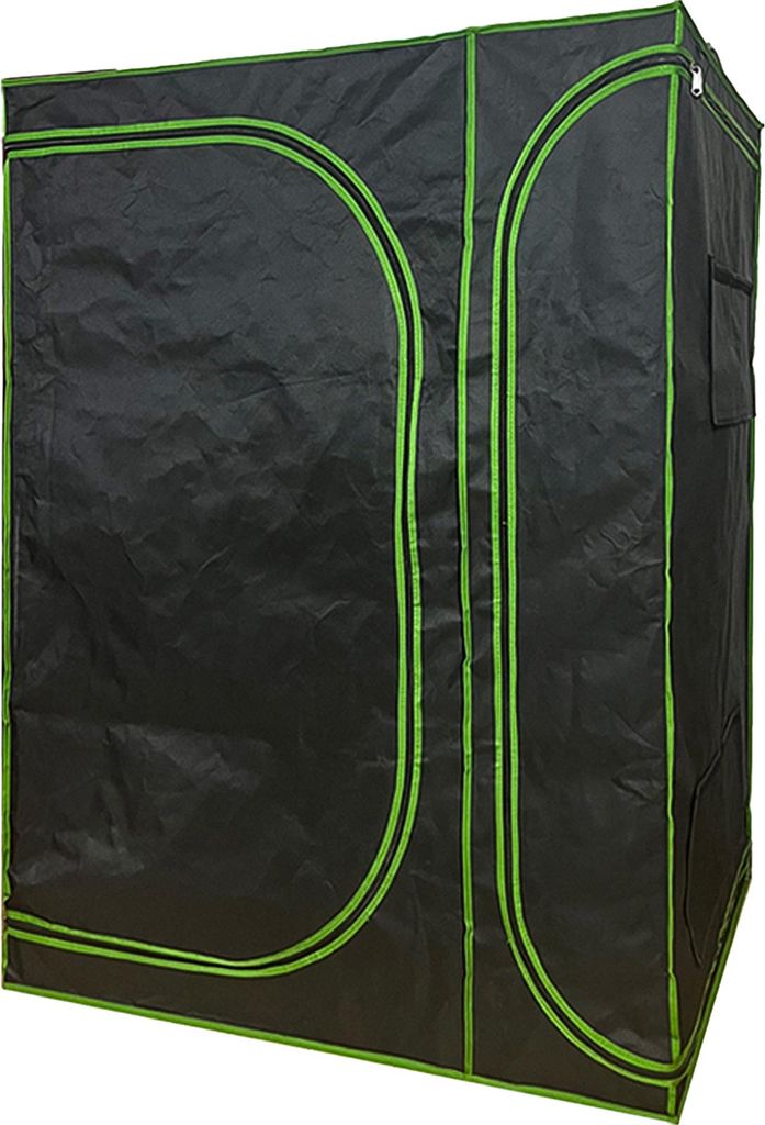 Grow Box Grow Zelt für Pflanzen Gewächshaus Garten Anzucht Gemüse Kräuter Schrank Indoor 160 x 120 x 205 cm Blumen klein Tomaten Hydro Green Ki...