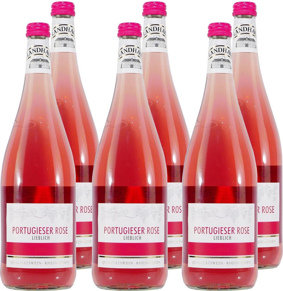 Landhaus Portugieser Rosé -lieblich- (6 x 1,0L) Roséwein