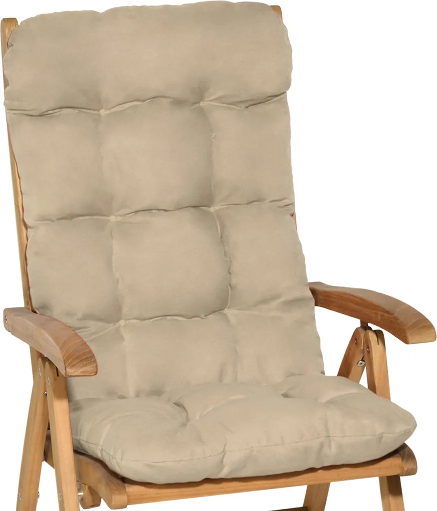 Set di 2 cuscini per sedie a schienale alto Beautissu Flair HL