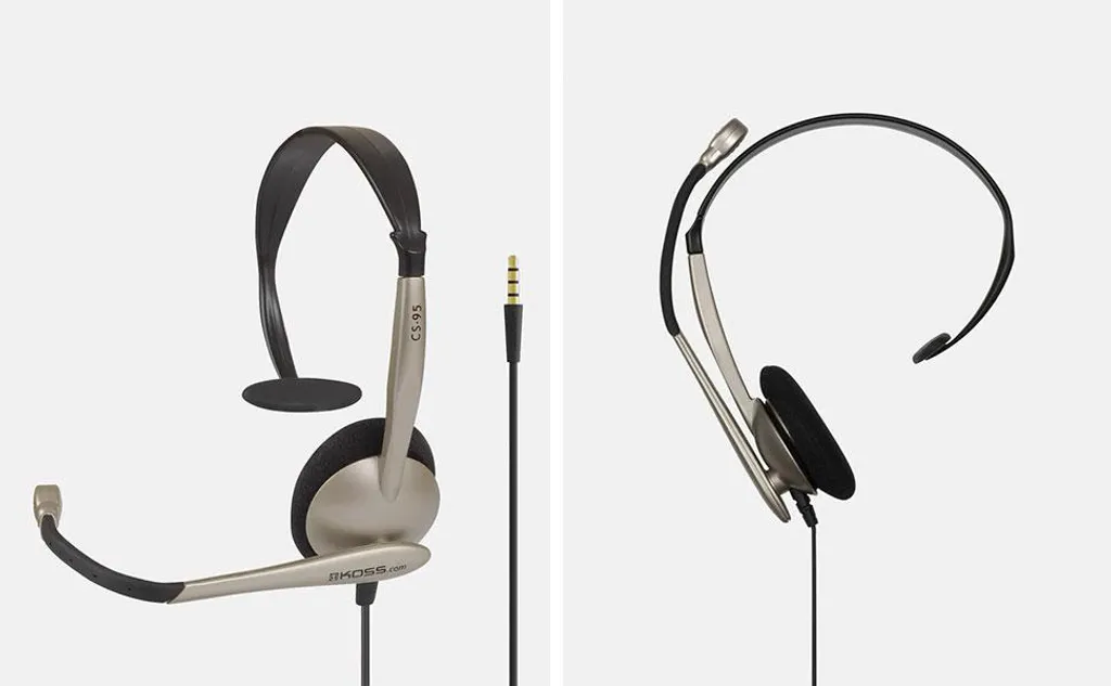 Koss CS95i Cuffie con Microfono Beige - Audio Professionale da Ufficio - 6