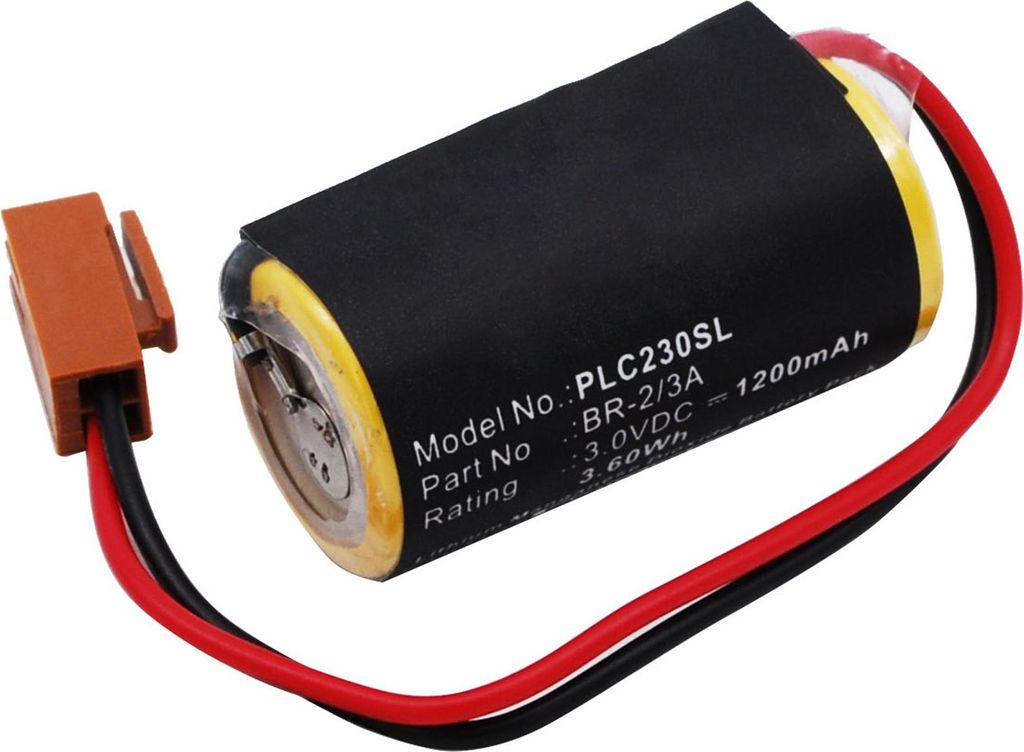 subtel 2x Akku für Spezial-Akku Kompatibel mit Panasonic CR17335, BR2/3A, BR2/3AE2P, Kompatibel mit Sanyo CR17335 - (1200mAh , 3V)