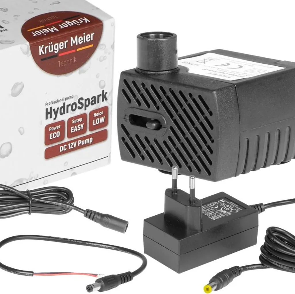 Pompe à eau HydroSpark 220 l/h : finis les problèmes de tension 12/230V