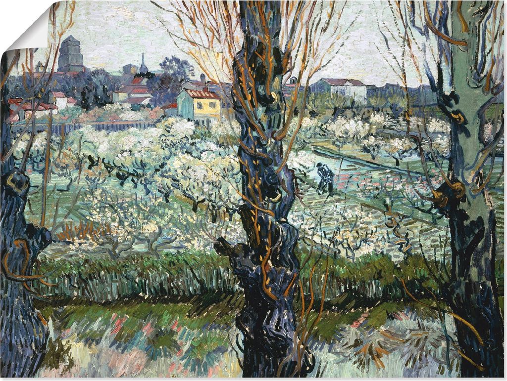ARTland Poster Blick auf Arles. 1889 Größe: 60x45 cm