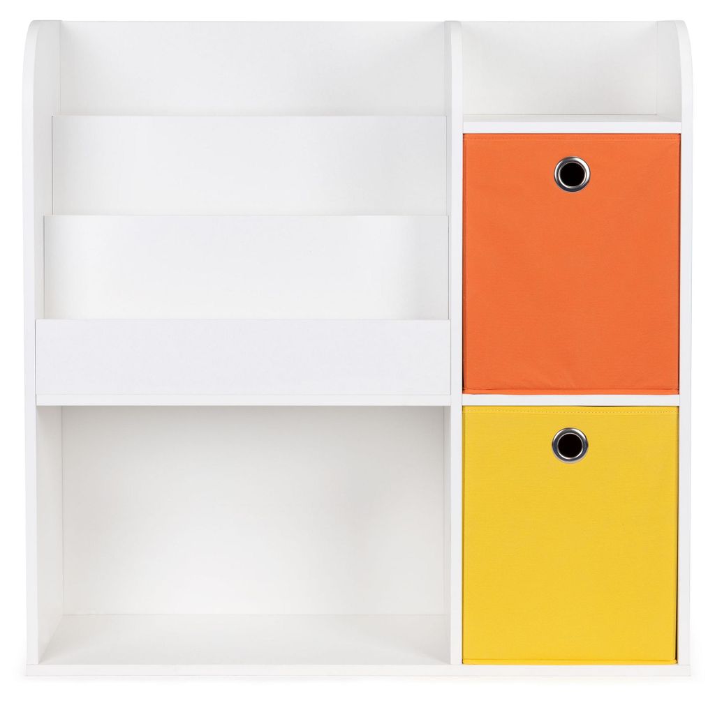 ECOTOYS ZKB-02A Dětský regál s přihrádkami a koši 89×35×88 Obrázok produktu 