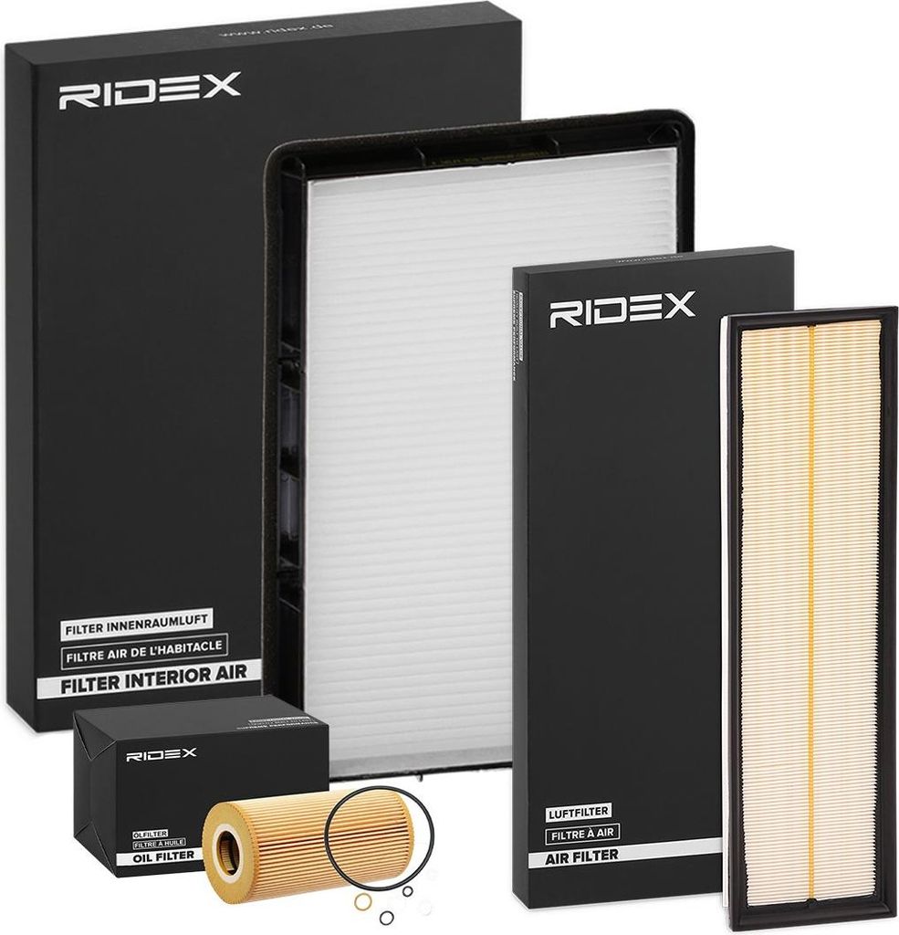 RIDEX Filterset Inspektionspaket Filtersatz für BMW 3 Limousine (E36) 3 Touring (E36)