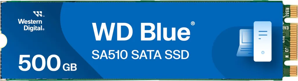 SSD Interno WD Blue SA510 M.2 2280 500GB SATA3 - Addio Rallentamenti - 14