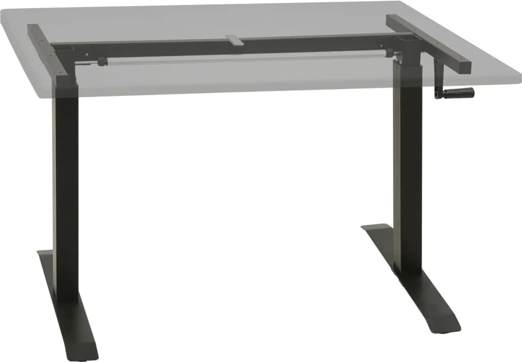 Piétement de bureau assis-debout manuel - Cadre de table ergonomique