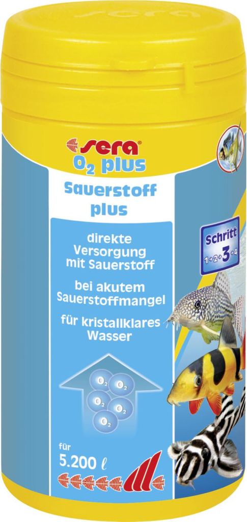 Sera Aquariumwasseraufbereiter Sauerstoff O2 plus 250 ml Produktbild 