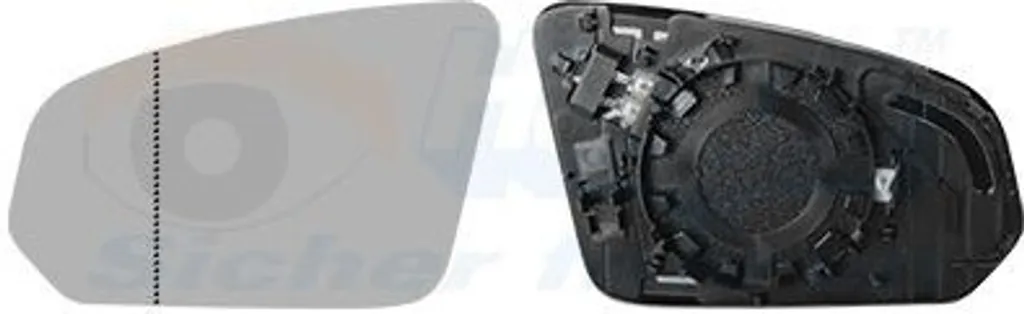 Rétroviseur Asphérique et Chauffant VOLVO V60 II VAN WEZEL 5914837