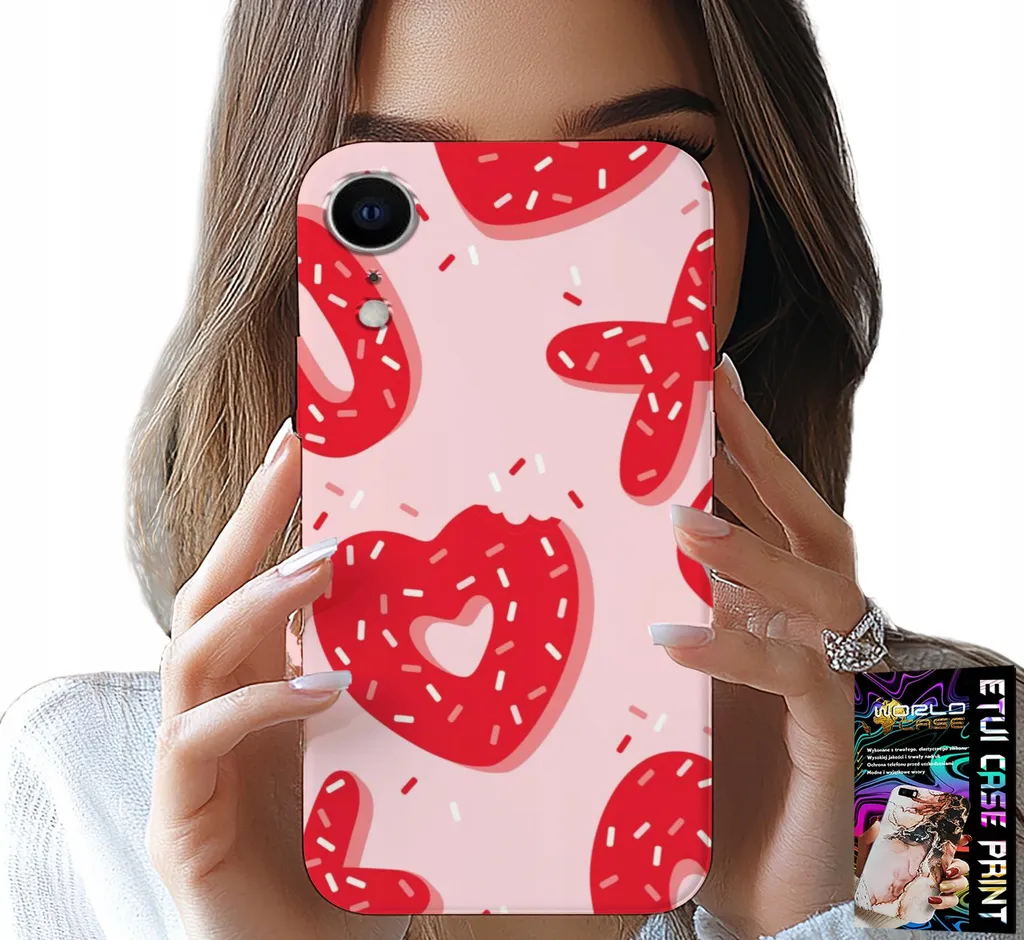 Custodia Per Iphone Xr - Design Femminile E Di Tendenza Xoxo Heart + Glass