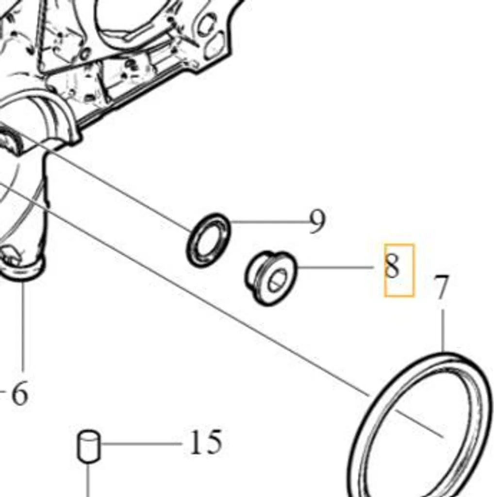 Bouchon fileté 31259216 Volvo 1.6D en acier haute résistance et étanche