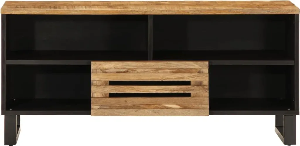 Porta TV Industrial vidaXL 100cm | Massello di Mango Naturale