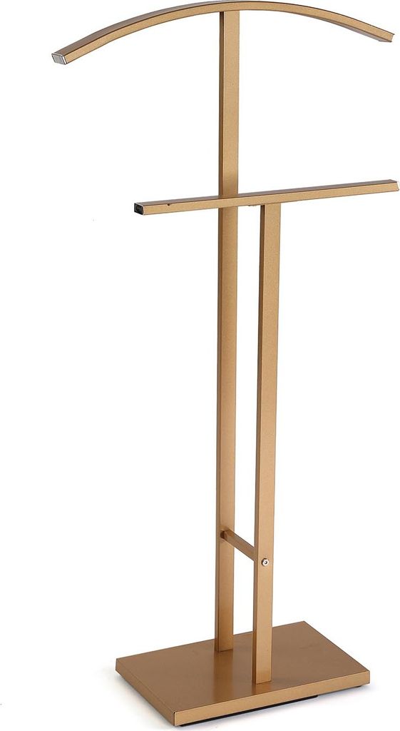 Versa Lund Moderner und multifunktionaler Herrendiener mit 2 Haken oder Aufhängern für Männer- oder Damenkleidung, Maßnahmen (H x L x B) 100 x ...