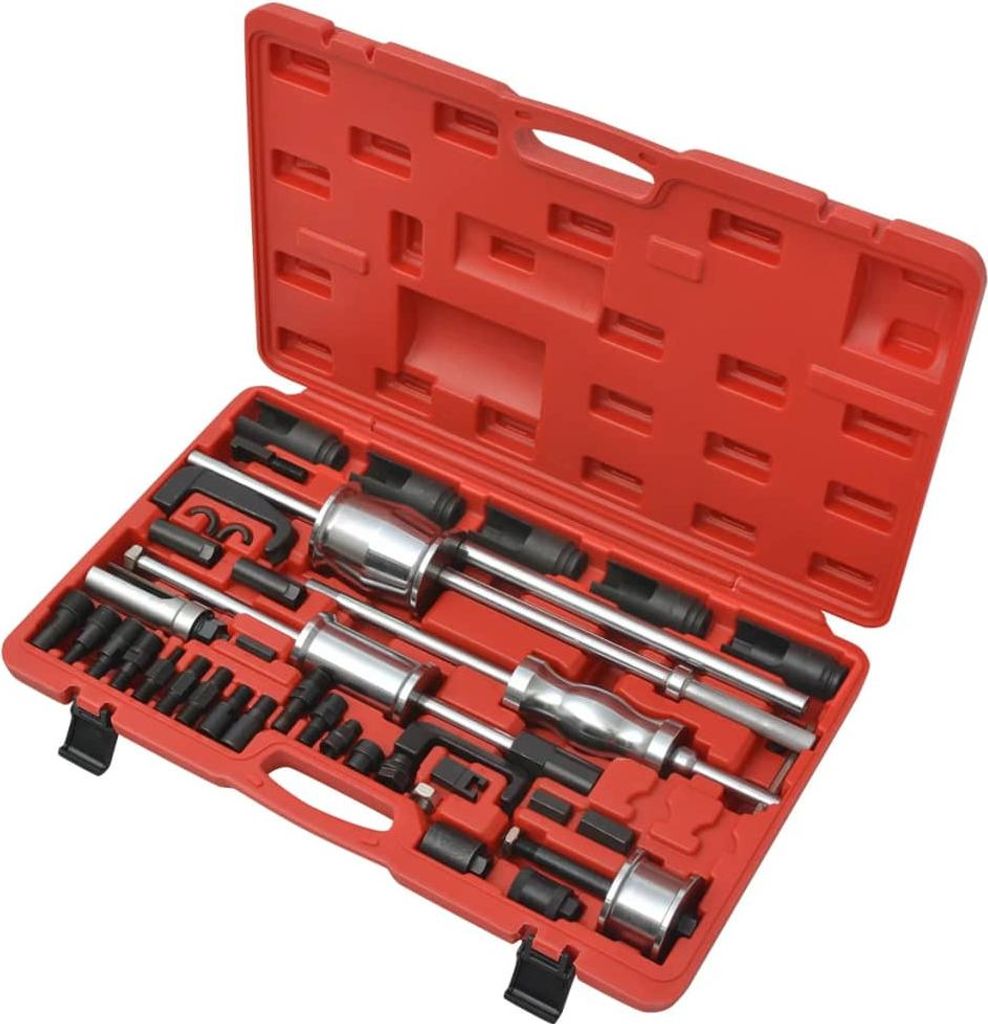 vidaXL Diesel-Einspritzdüsen-Abzieher Set Stahl