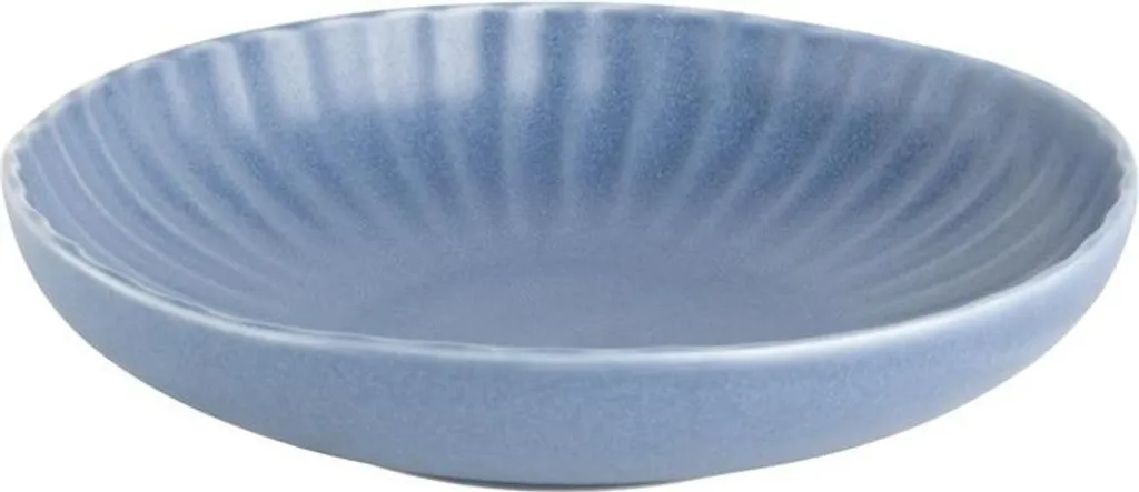 Assiettes Creuses Bleues 220mm Olympia Corallite - Lot de 6 Coupes