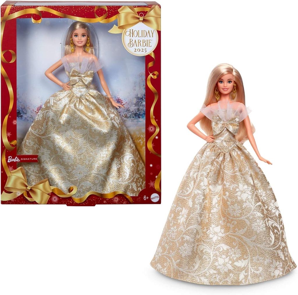 Holiday Barbie 2025 | JBJ00 | Mattel Signature Puppe | Sammelpuppe