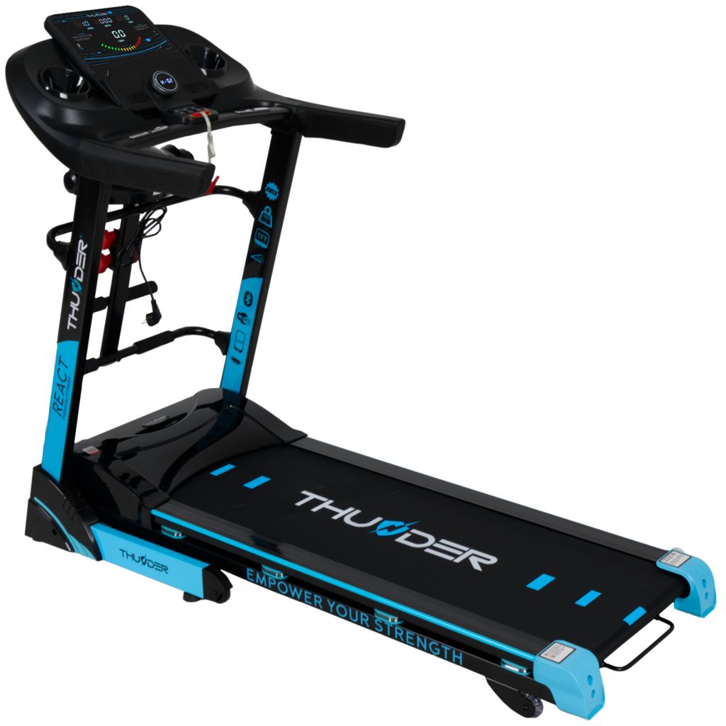 Bieżnia Thunder REACT-DS-BLACK 126x45cm 18km/h FitShow Zdjęcie produktu 
