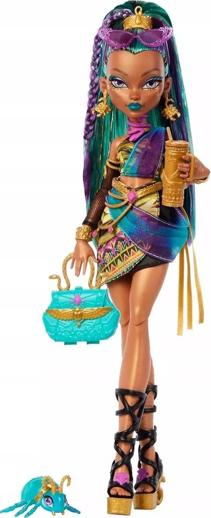 Mattel Monster High Modepuppe Nefera De Nile mit Zubehör