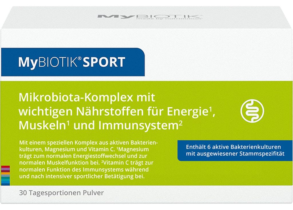 MyBIOTIK SPORT Pulver für Energie, Muskeln und das Immunsystem, 30 St. Beutel