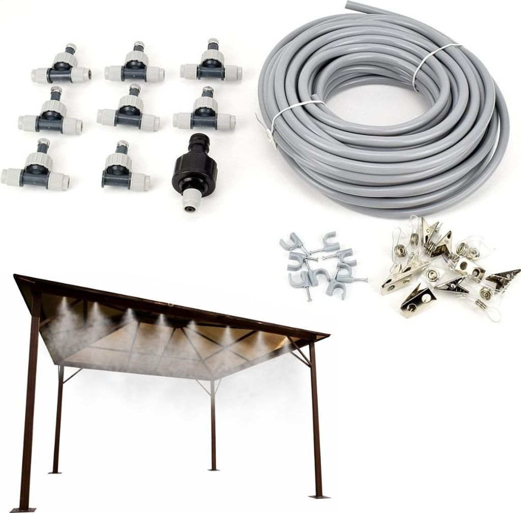 Wassernebel Sprühsystem Sprühnebel Kühlung Outdoor Nebel Produktbild 